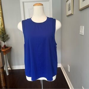 Adidas Blue Yoga Sleeveless Tank Top